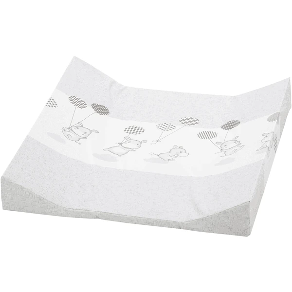 Alvi Cambiador 2 Lados Cuña Laminada Hipopótamo Plateado 68 X 60 Cm - Imagen 2