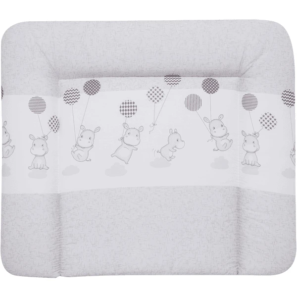 Alvi Cambiador Molly Lámina De Plástico Hipopótamo Plateado 70 X 85 Cm