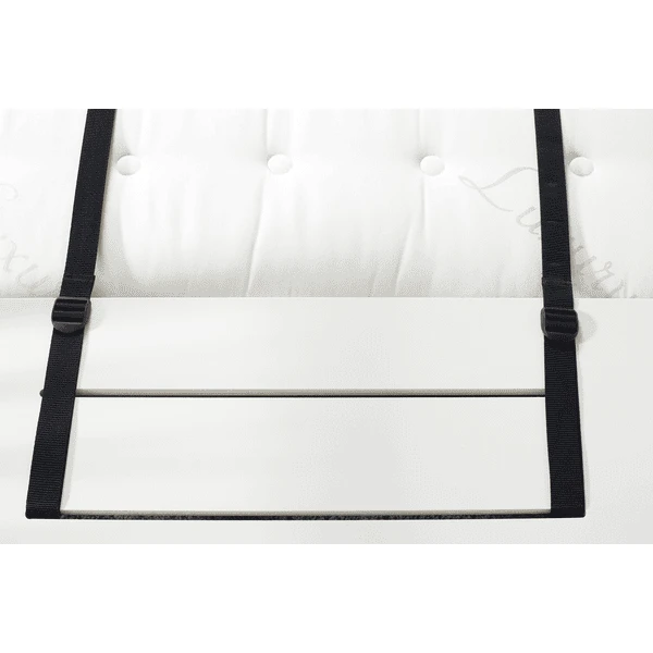 Alvi® Conjunto Completo De Cuna Colecho Para Cama Boxspring Blanco 608-9 Estrellas Gris - Imagen 5