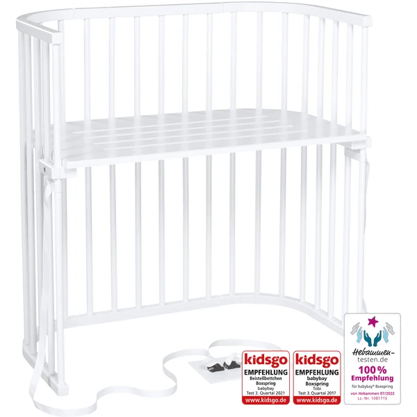 Babybay Boxspring Cama Supletoria Blanco Con Colchón Class Ic Cotton Soft - Imagen 5