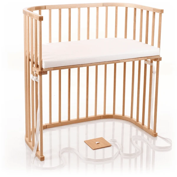 Babybay Cuna Colecho Boxspring Haya Maciza Natural Barnizada - Imagen 5
