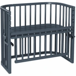 Babybay Cuna Colecho Maxi Comfort Plus Lacado Gris Pizarra