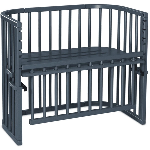 Babybay Cuna Colecho Maxi Comfort Plus Lacado Gris Pizarra