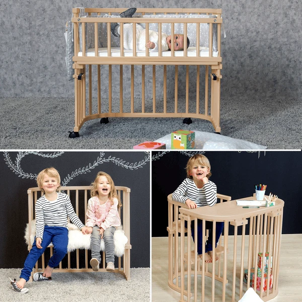 Babybay Cuna Colecho MaxiComfort Plus Lacado Madera - Imagen 3