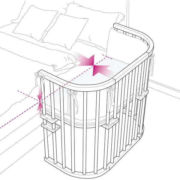 Babybay Cuna Colecho MaxiComfort Plus Lacado Madera - Imagen 5