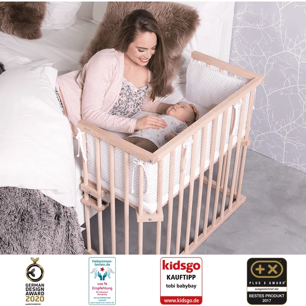 Babybay Cuna Colecho Mini Natural Extra Ventilado - Imagen 2