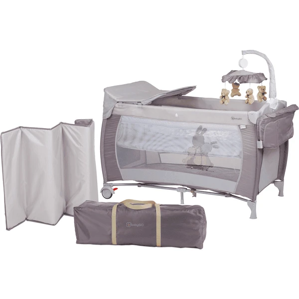 BabyGO Cuna De Viaje Sleeper Delux - Beige - Imagen 2