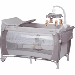 BabyGO Cuna De Viaje Sleeper Delux - Beige
