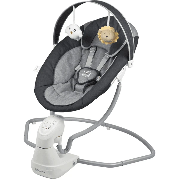 BabyGO Hamaca Cuddly Anthracite - Imagen 5