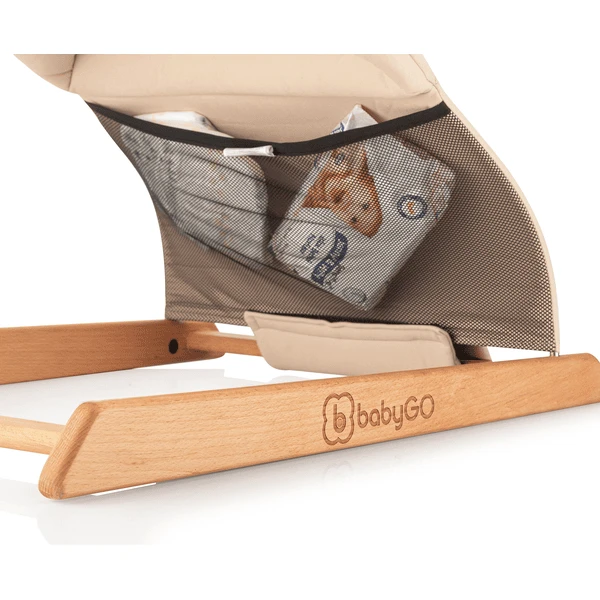 BabyGO Hamaca Infantil Skippy Beige - Imagen 4