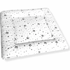 Bianconiglio Kids ® Cambiador FLAFFI Blanco/gris 60 X 60 Cm