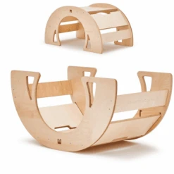 Bianconiglio Kids ® Mesa Balancín DONDO Multifuncional Lacado Natural