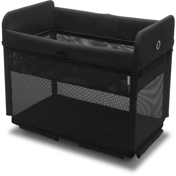 Bugaboo Cuna De Viaje Stardust Black Con Sábana Bajera De Algodón Stardust Mineral White - Imagen 4