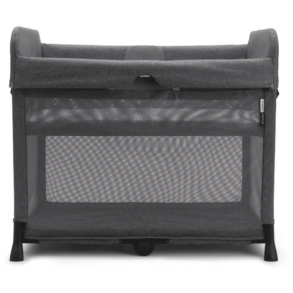 Bugaboo Cuna De Viaje Stardust Grey Melange Con Sábana Ajustable De Algodón Stardust Mineral White - Imagen 2