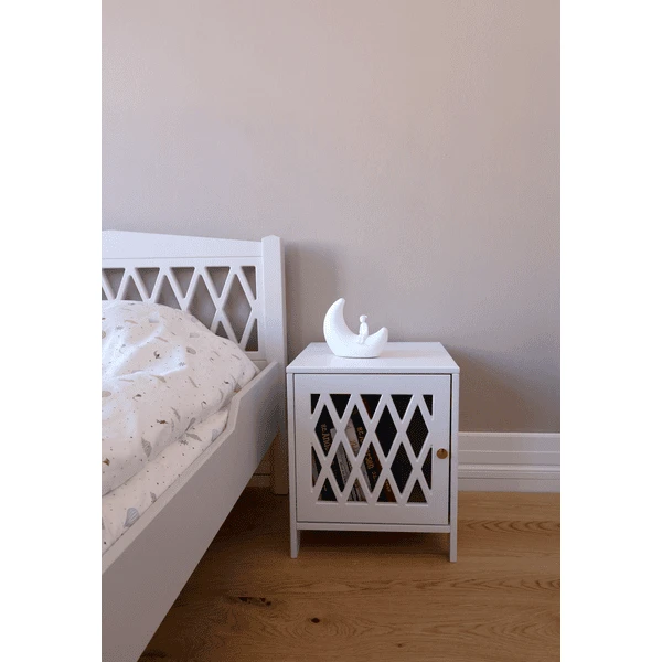 Cam Cam Copenhagen Mesita De Noche Harlequin Blanca - Imagen 5