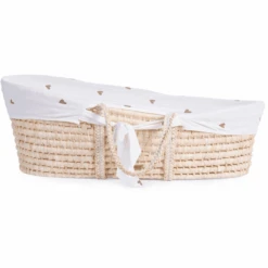 Childhome CHILD HOME Cesta De Mosaico De Hoja De Maíz Incl. Colchón Y Funda Heart