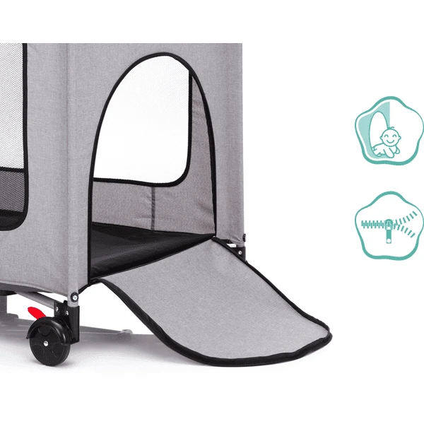 Fillikid Cuna De Viaje Madrid Melange Grey - Imagen 5