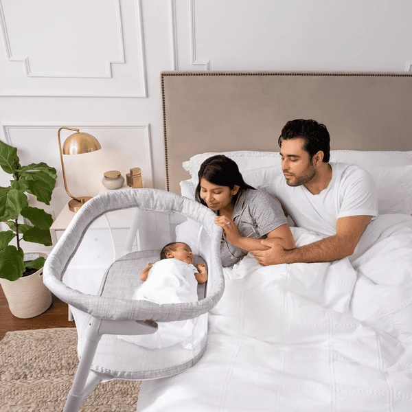 HALO® BassiNest® Cuna Colecho FLEX Sleeper Heather Weave - Imagen 5