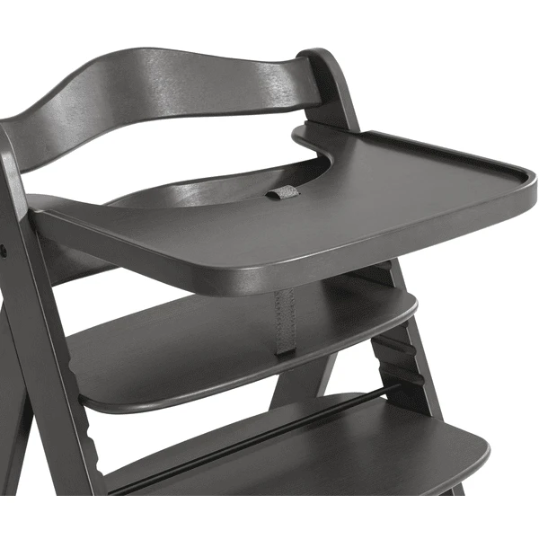 Hauck Alpha Bandeja Para Trona Wooden Tray Charcoal - Imagen 5