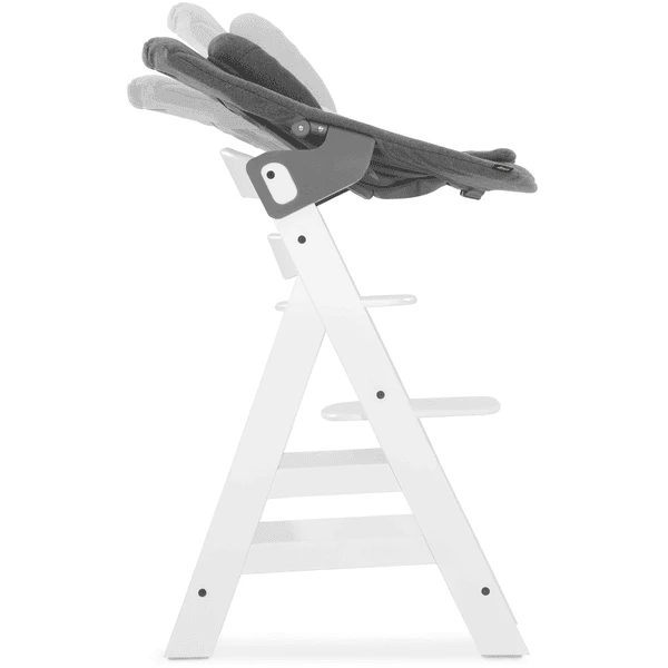 Hauck Hamaca Bebé Combinable Alpha Jersey Premium Bouncer Charcoal - Imagen 5