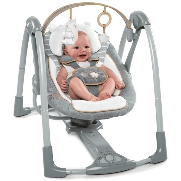 Ingenuity Asiento Portátil Para Hamaca De Bebé Swing 'n Go Bella Teddy - Imagen 2