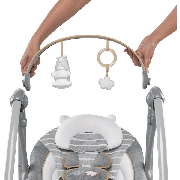 Ingenuity Asiento Portátil Para Hamaca De Bebé Swing 'n Go Bella Teddy - Imagen 5