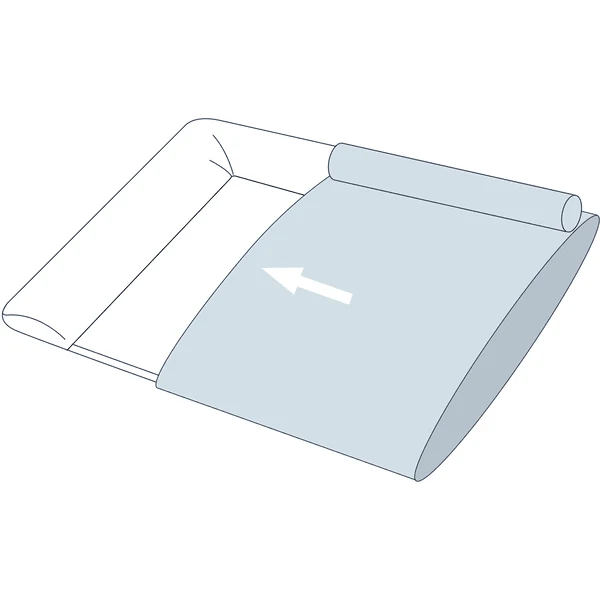 JULIO ZÖLLNER Cubierta Para El Cambiador Loop "Jacob" Waffle Piqué Seashell - Imagen 5