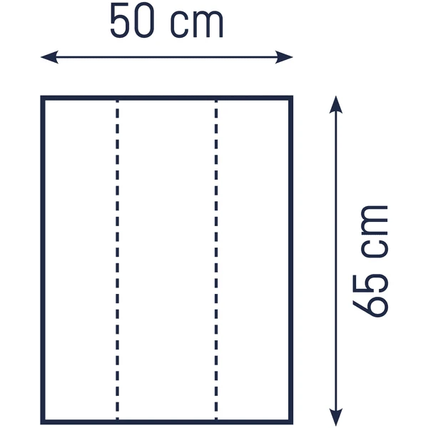 JULIUS ZĂ–LLNER Bandeja De Cambio De 2 Cuartas Partes Uni Gris Claro 50 X 65 Cm - Imagen 2