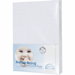 JULIUS ZÖLLNER Sábana Ajustable Para Cambiador Rizo Blanco