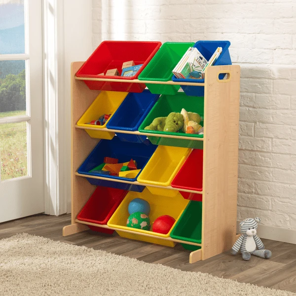 KidKraft® Almacenamiento System En Colores Primarios 12 Ki Sten - Imagen 3
