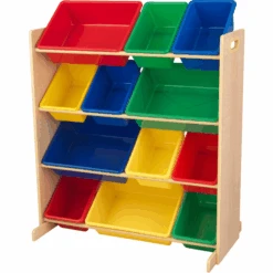 KidKraft® Almacenamiento System En Colores Primarios 12 Ki Sten
