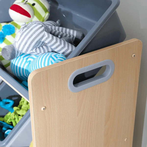 KidKraft® Sistema De Almacenamiento Gris 12 Cajas - Imagen 5