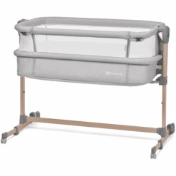 Kinderkraft Cuna Colecho NESTE AIR Gris Madera