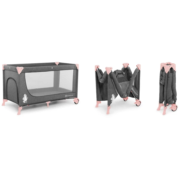 Kinderkraft Cuna De Viaje Joy Pink - Imagen 2