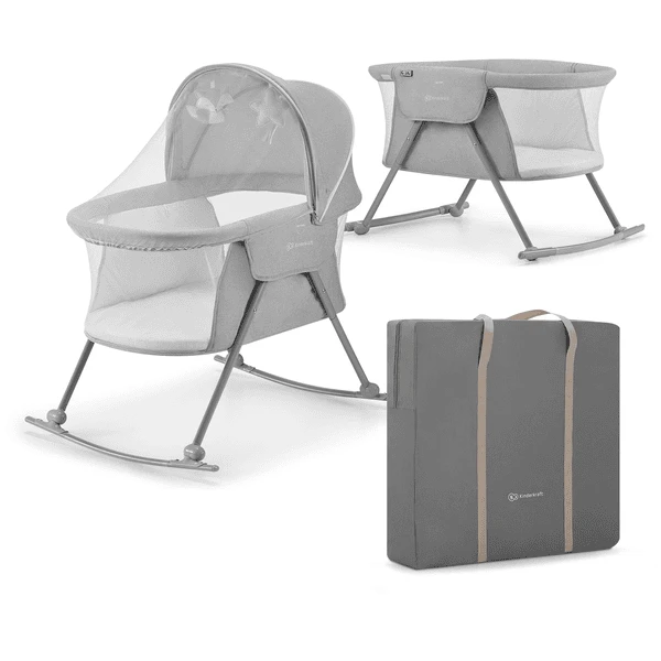 Kinderkraft Cuna Mecedora 3 In 1 Lovi Grey - Imagen 3