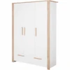 Kindsgard Armario Hemme 3 Puertas Blanco/roble