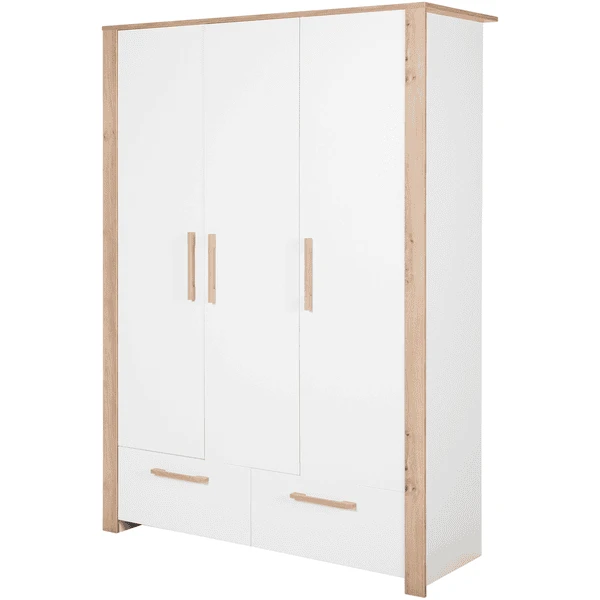 Kindsgard Armario Hemme 3 Puertas Blanco/roble