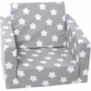 Knorr® Toys Sillón Infantil Grey White Stars