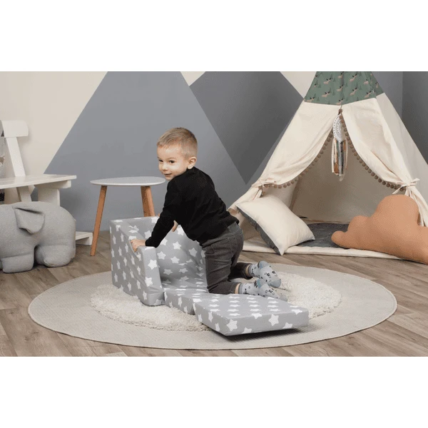 Knorr® Toys Sillón Infantil Grey White Stars - Imagen 4