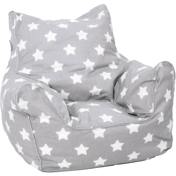 Knorr® Toys Sillón Puff- Estrellas Blanco