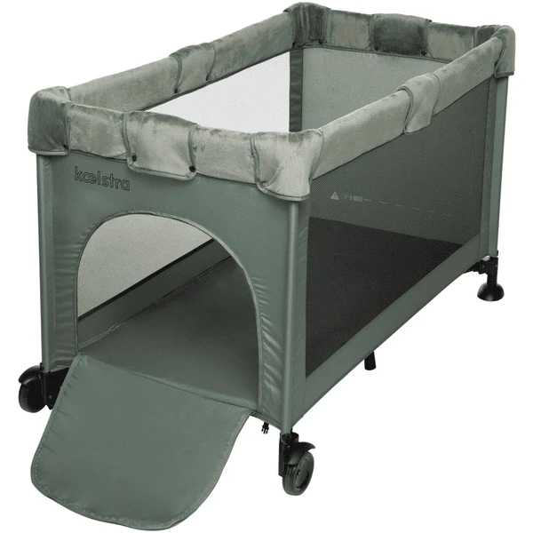 KOELSTRA Cuna De Viaje Travel Sleeper LUX Moss Green - Imagen 4