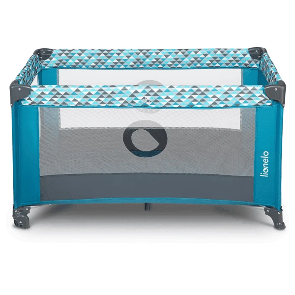 Lionelo Cuna De Viaje Stefi Green Turquoise - Imagen 3