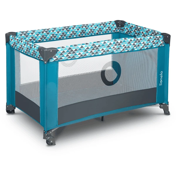 Lionelo Cuna De Viaje Stefi Green Turquoise - Imagen 4