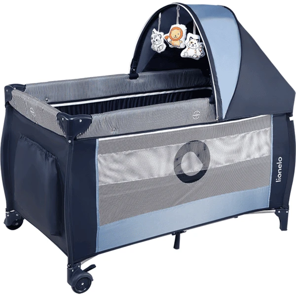 Lionelo Cuna De Viaje Sven Plus Azul Marino - Imagen 5