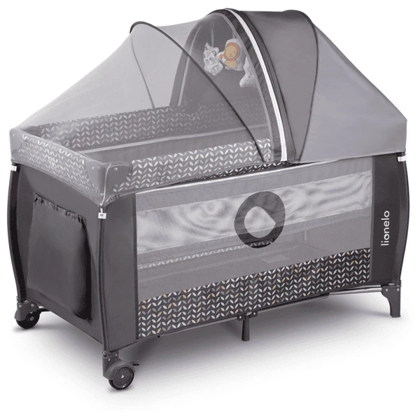 Lionelo Cuna De Viaje Sven Plus Grey Scandi - Imagen 2