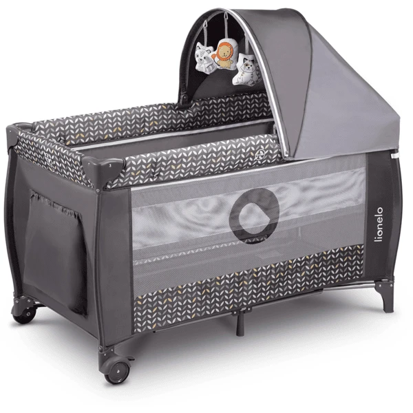 Lionelo Cuna De Viaje Sven Plus Grey Scandi - Imagen 5