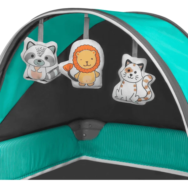 Lionelo Cuna De Viaje Sven Plus Turquoise Grey - Imagen 5