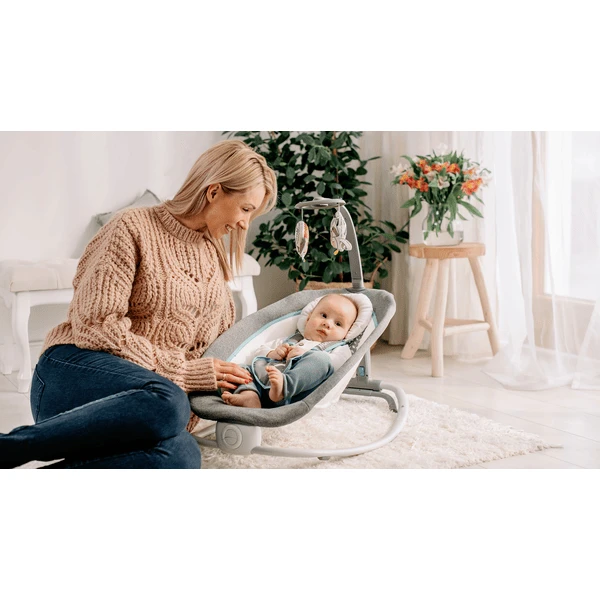 Lionelo Hamaca Infantil Pascal Grey Dove - Imagen 2