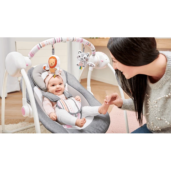 Lionelo Hamaca Para Bebé Ruben Grey Graphite - Imagen 2