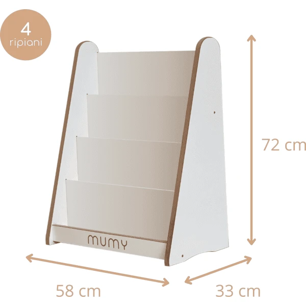 Mumy™ Estantería EasyTALL White / Nature - Imagen 3